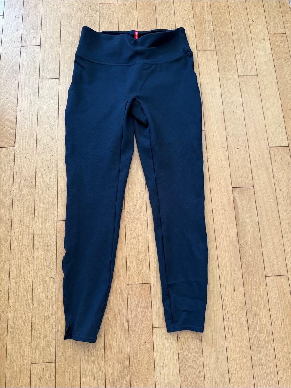 SPANX med tall navy High-Waist Leggings